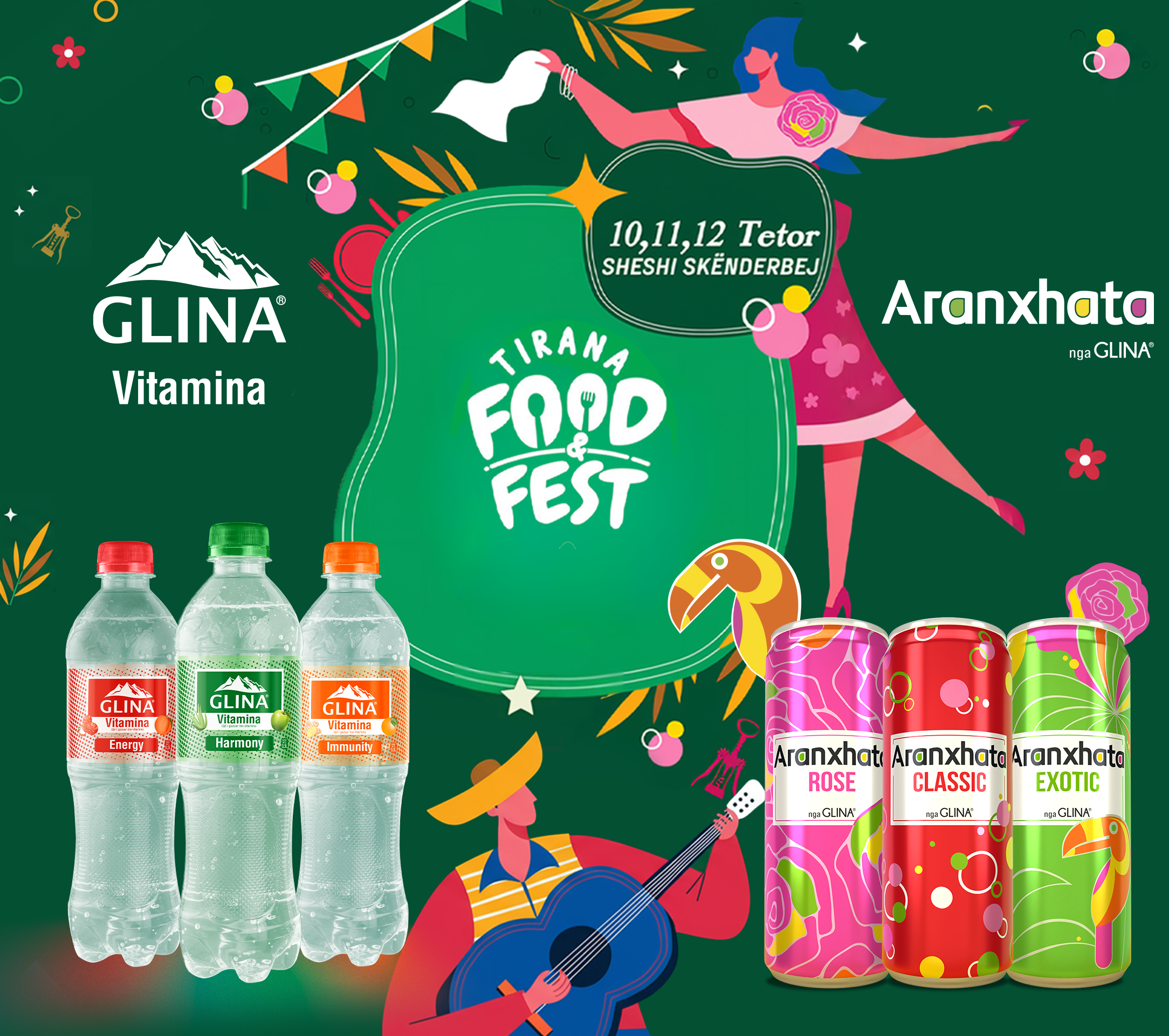 Aranxhata dhe Glina Vitamina në Tirana Food Fest 2025